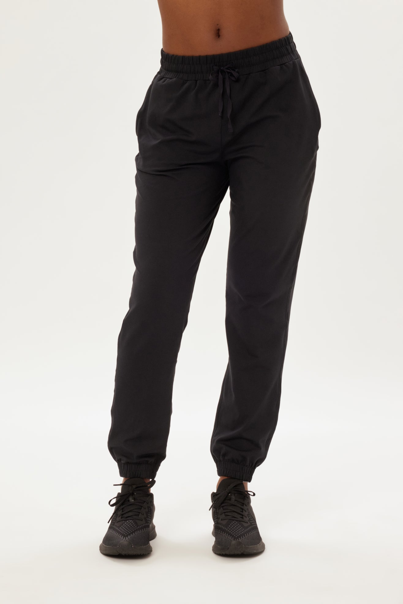 Reset Slim Straight Jogger, Black