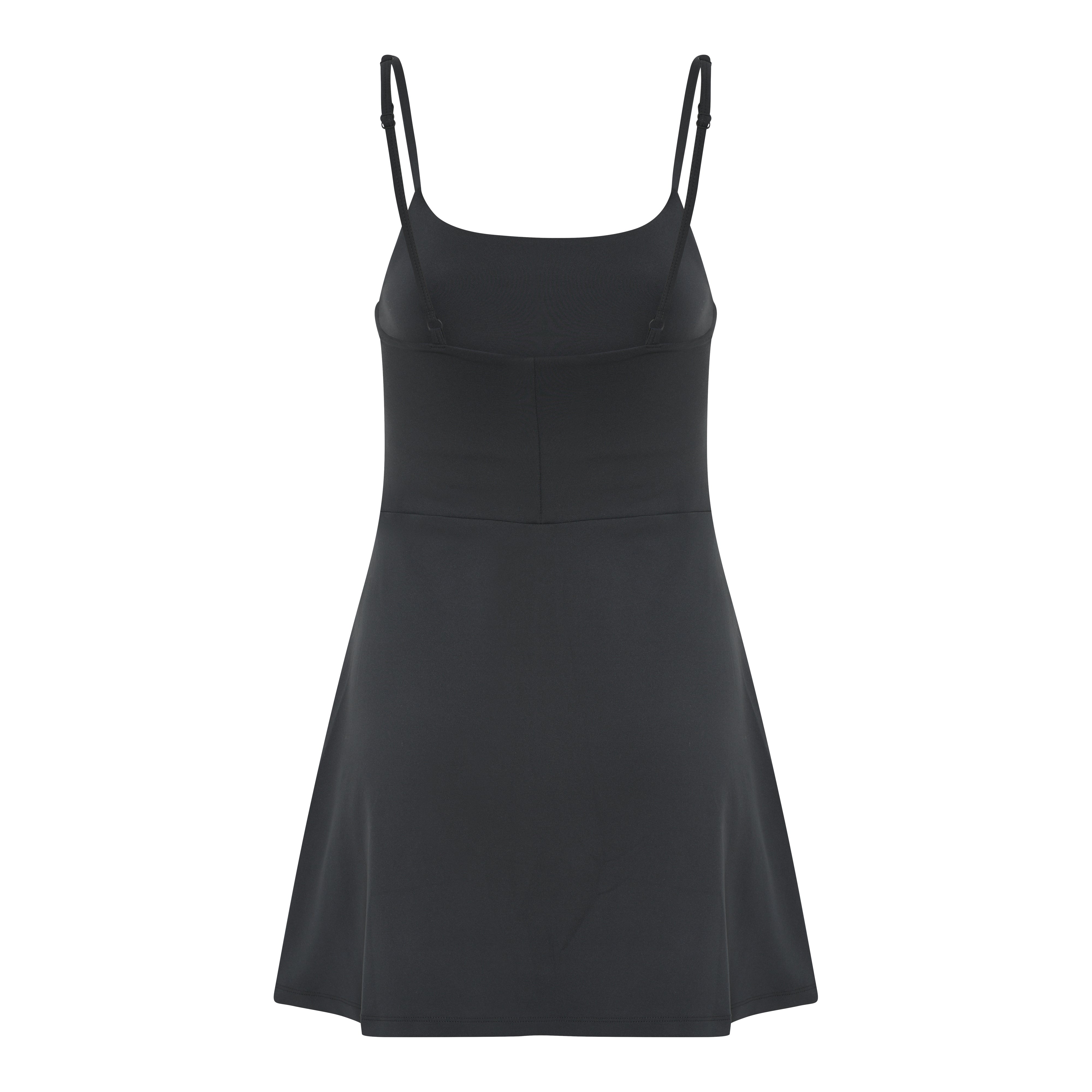 Float Juliet Strappy Dress, Black