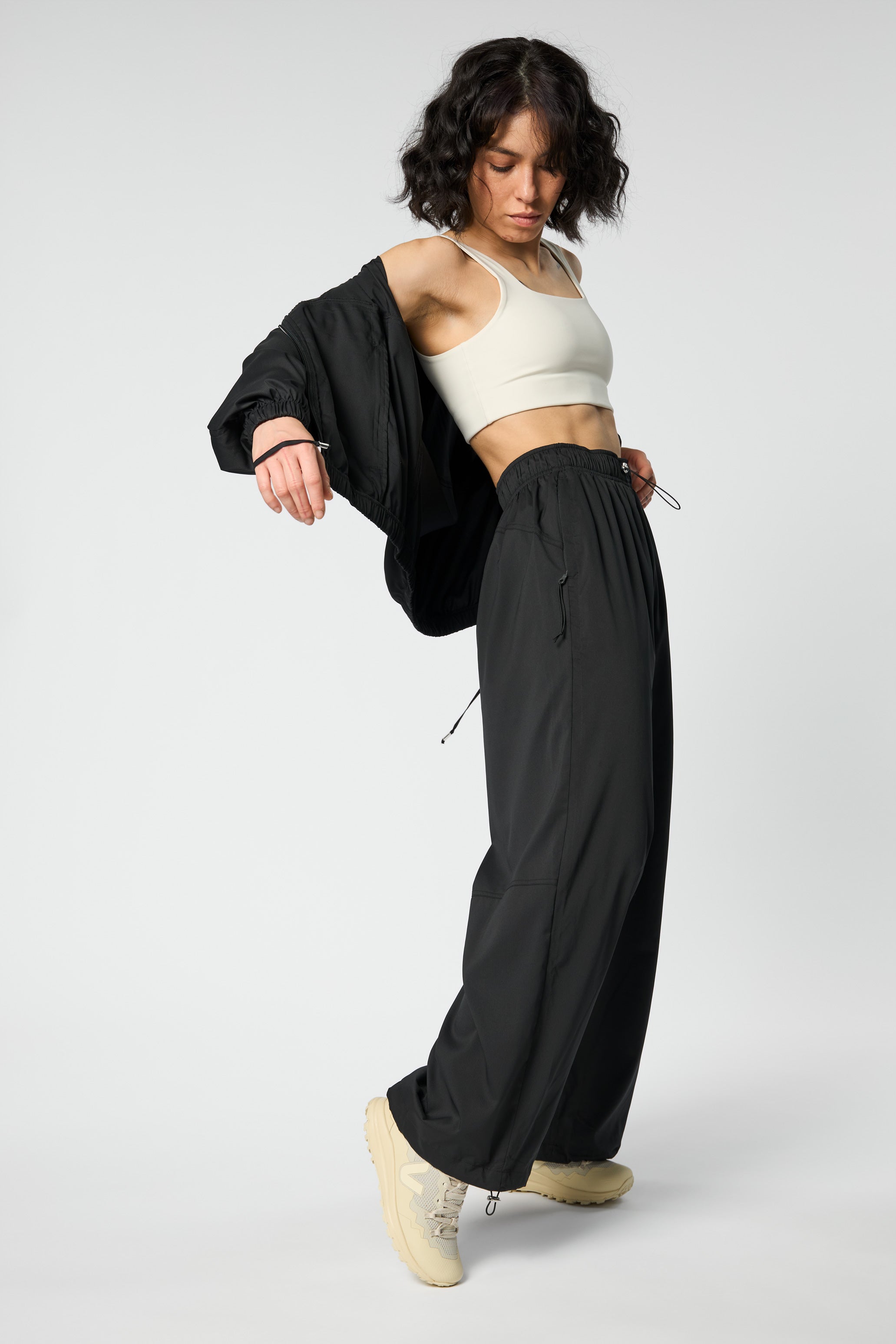 Amy Adjustable Pants, Black
