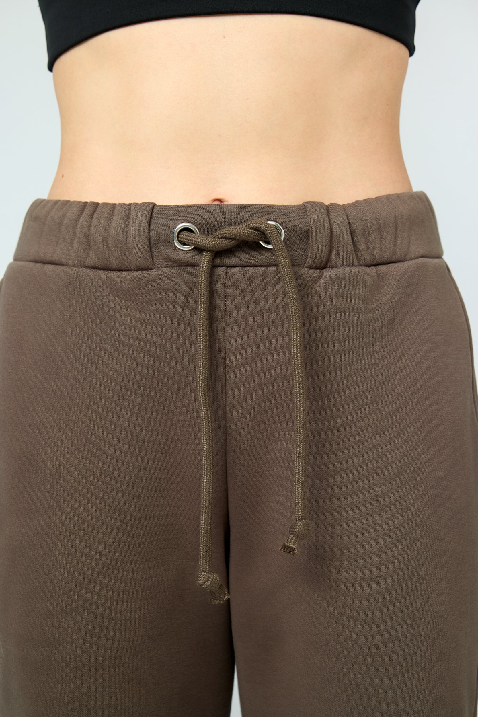 Millie Straight Leg Sweatpant, Mink