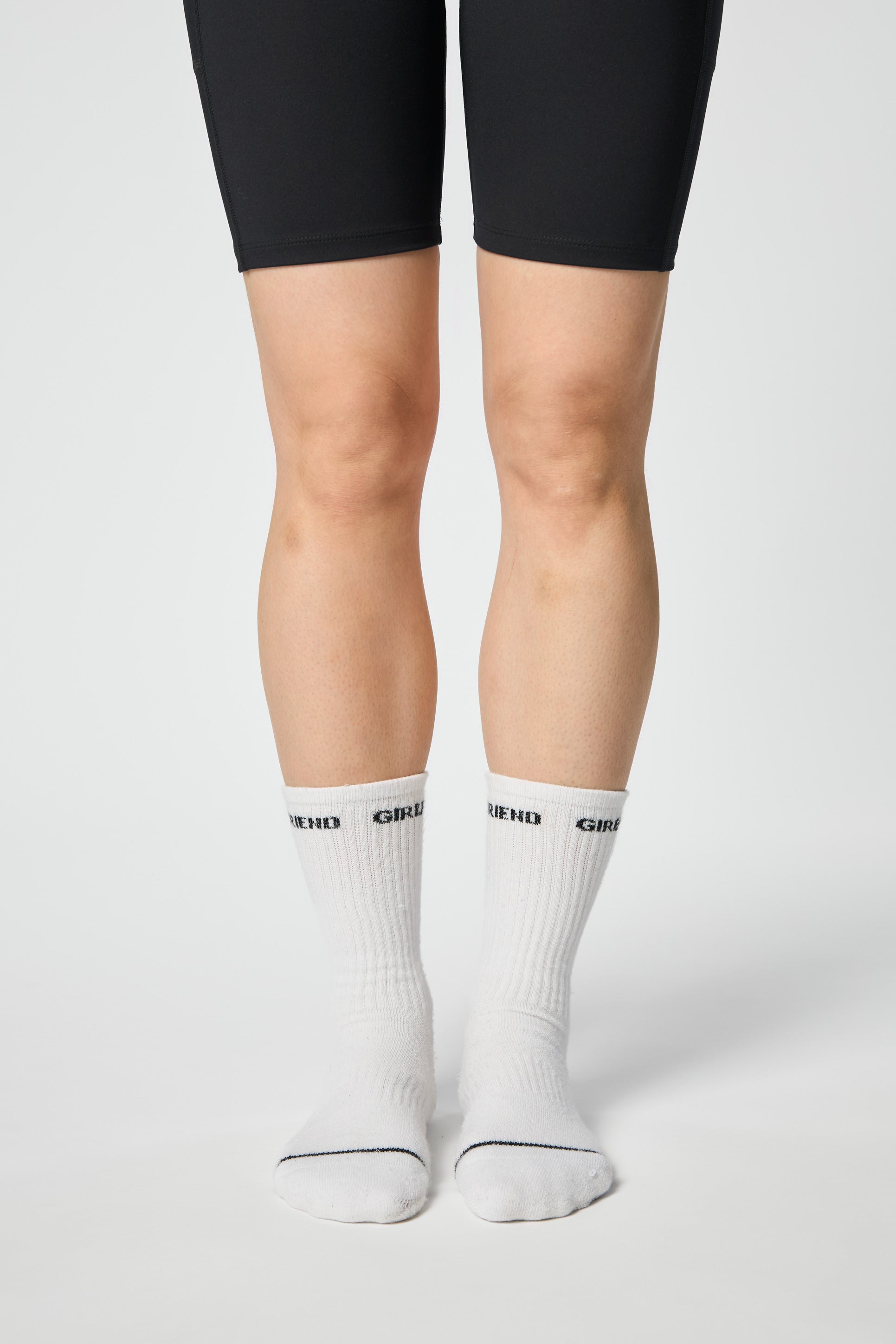 3-Pack Girlfriend Crew Sock, White