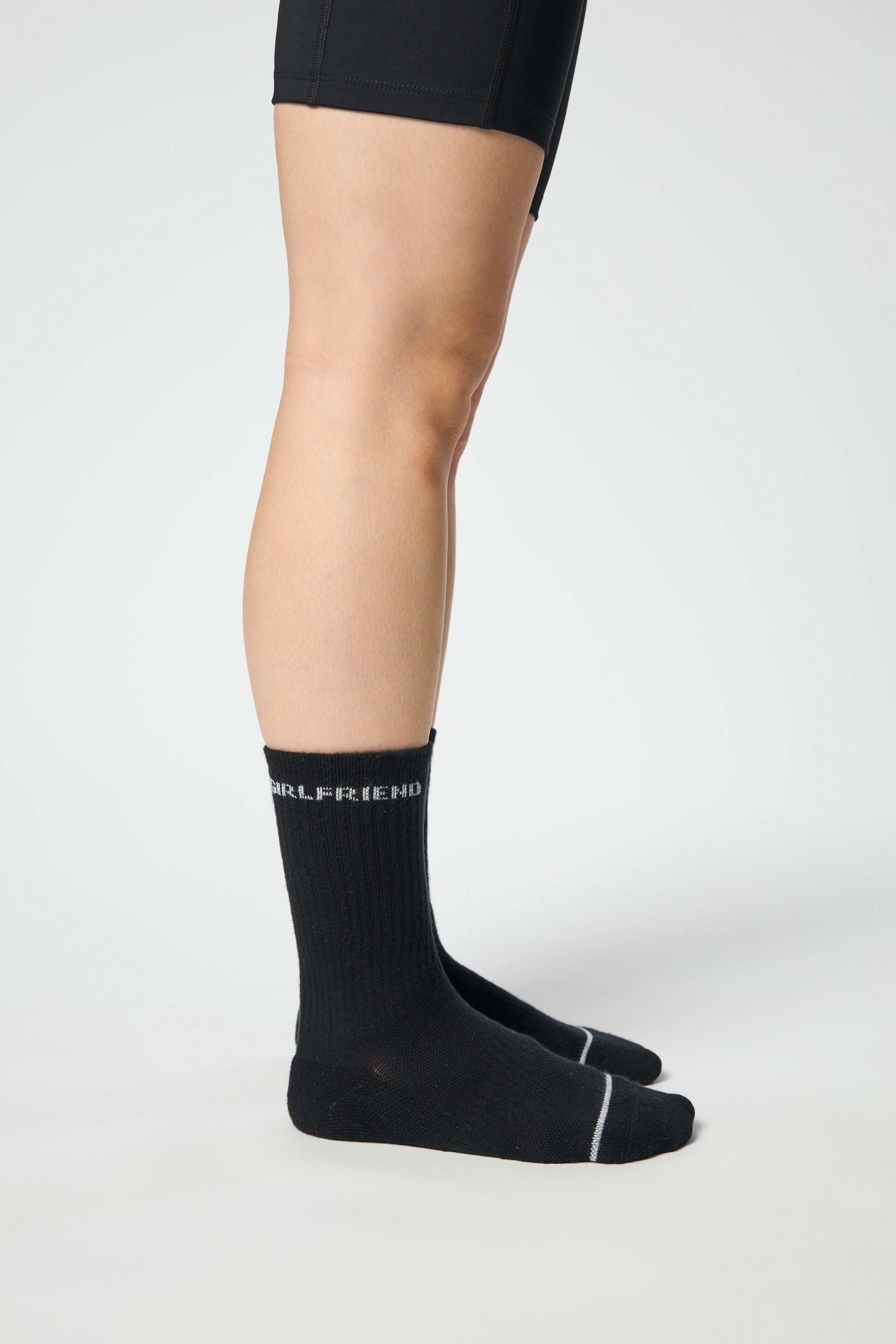 3-Pack Girlfriend Crew Sock, Black